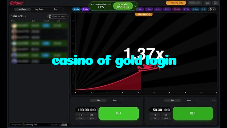 casino of gold login casino presented on mobile device in Pakistan with slots and live games