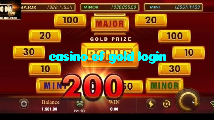 casino of gold login