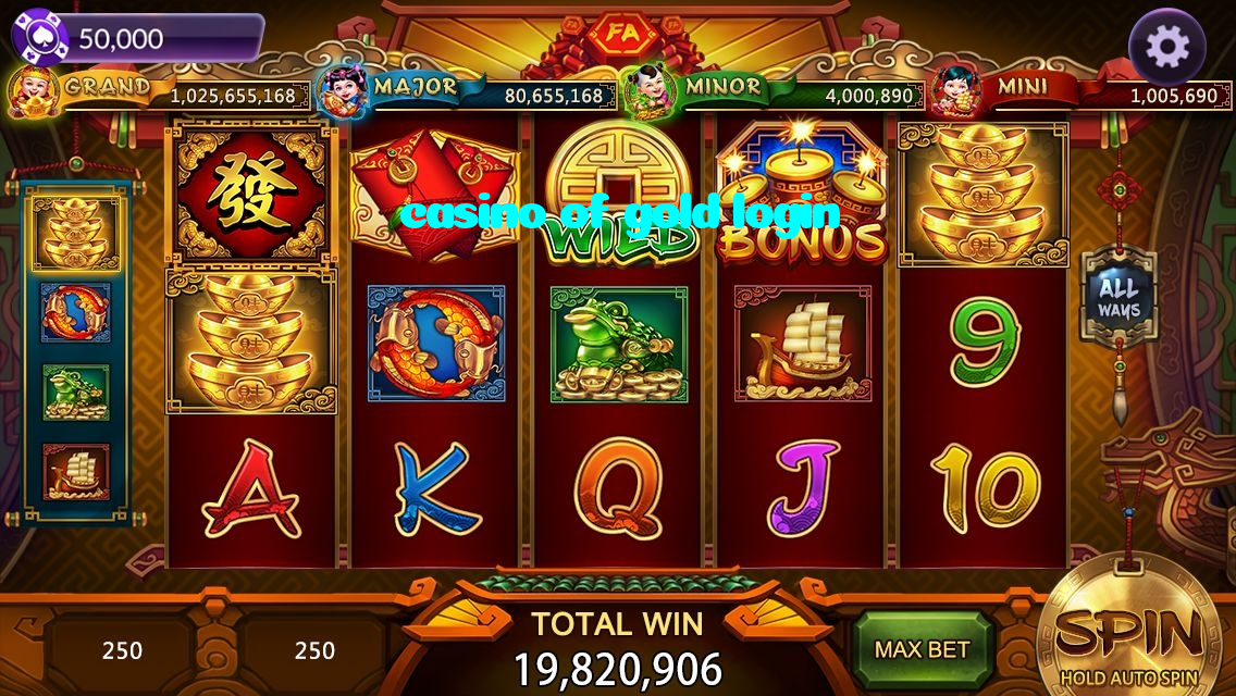 casino of gold login
